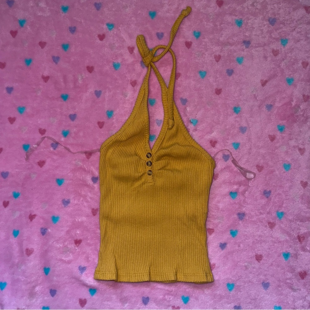 Mustard Tilly’s halter top